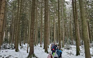 Winterwandern mit der neuen Klasse (Foto: K.Heiderich)
